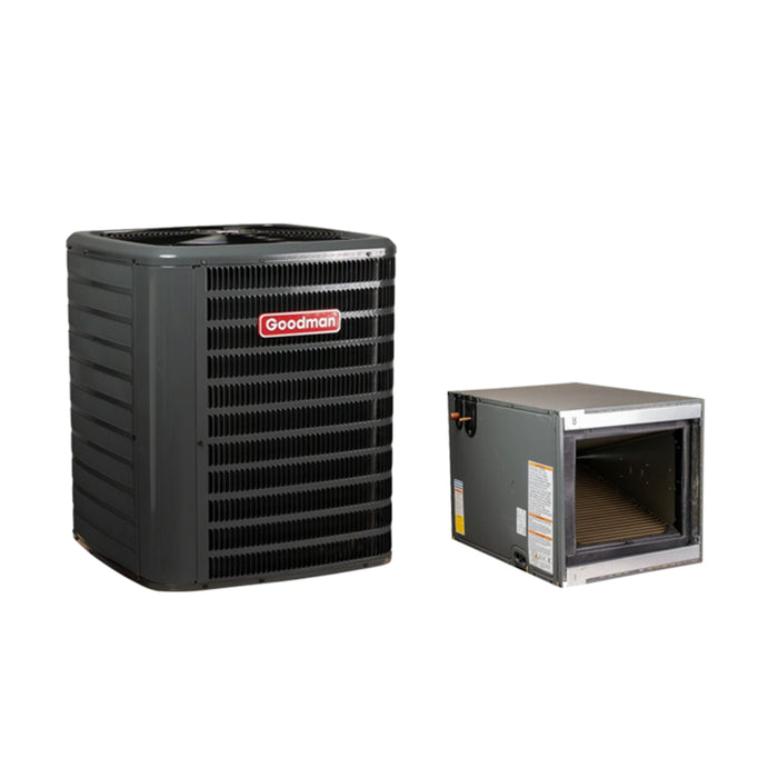 Goodman 3 Ton 15.2 SEER2 Central Air Conditioning System Horizontal TXV R32