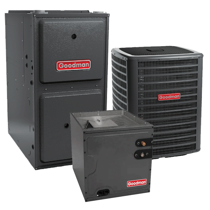 Goodman 3 Ton AC Furnace System Two-Stage 17.2 SEER2 96% 60000 BTU Vertical