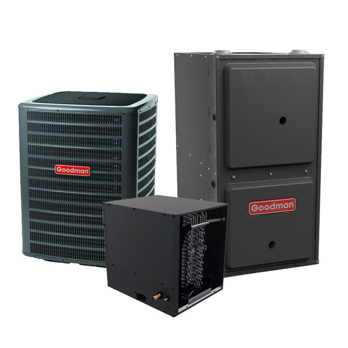 Goodman 2 Ton R32 Split AC & Gas Furnace 14.3 SEER2 96% 60000 BTU