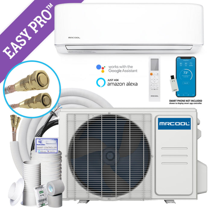 MRCOOL 12,000 BTU DIY Mini Split Heat Pump 5th Gen Easy Pro 115V 16ft Line Set