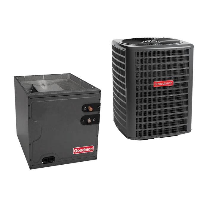 Goodman 3 Ton Air Conditioner and Coil System 17.2 SEER2 Two-Stage Vertical