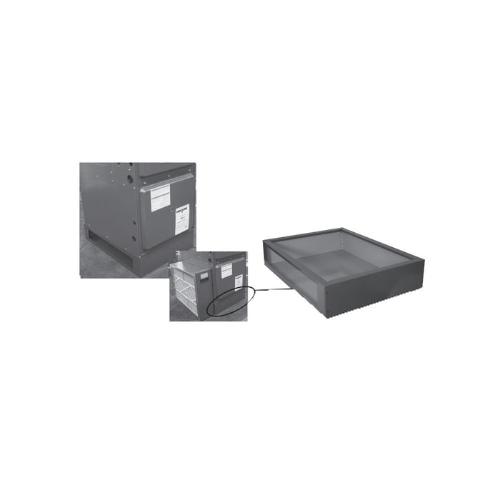 Clean Comfort Bottom/Side Return Base For 14"W Upflow Gas Furnaces AMP-BSRB1428