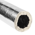 Quietflex 18" 85 R8 Insulated Silver Flex Duct Metalized Jacket 25' Bag